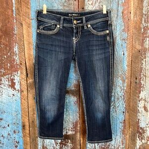 Silver Jeans McKenzie Flap Capri